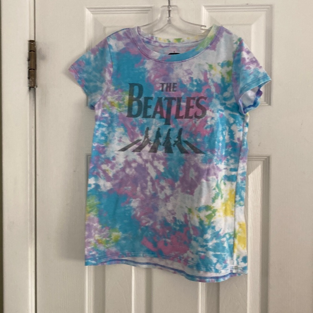 THE BEATLES TIE DYE T-SHIRT SIZE M 7/8